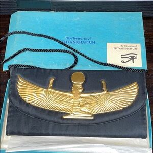 Extremely Rare Vintage MMA Gold Winged goddess Isis.